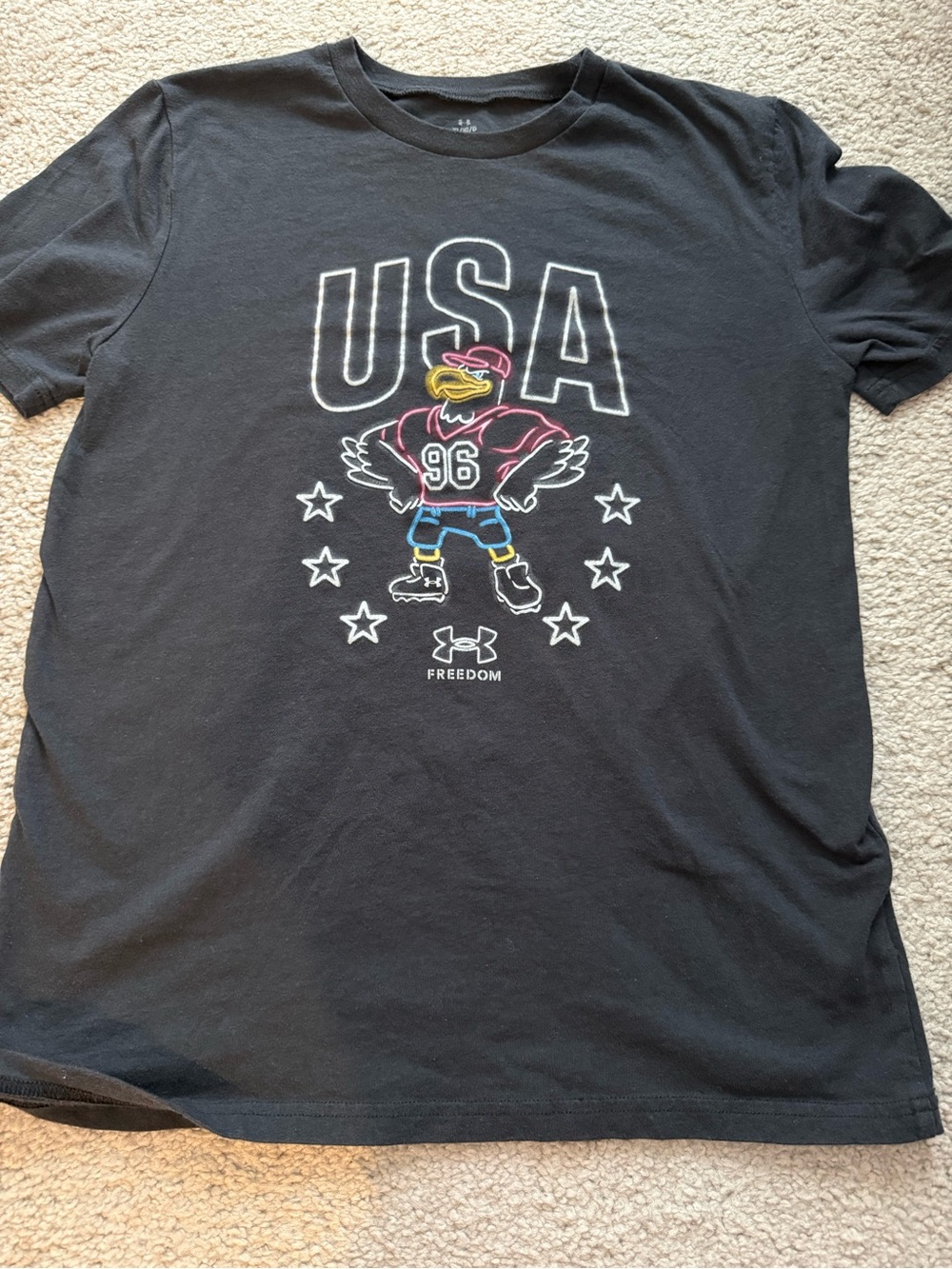 Boys Under Armour USA Tee